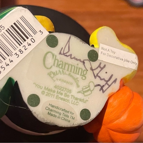 Charming Purrsonalities  - 2011 - You Make Me So Thankful - Enesco - Signed - Picture 6 of 6